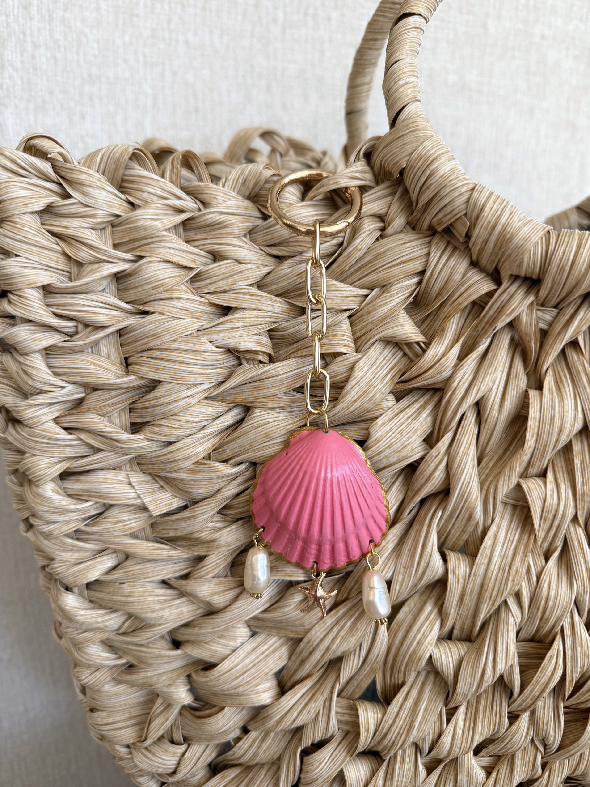 Pink Bag Charm
