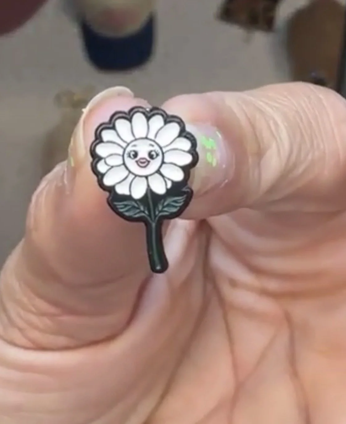 Glam Flower Pin