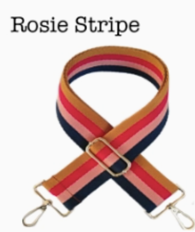 Interchangeable Bag Strap- Rosie Stripe