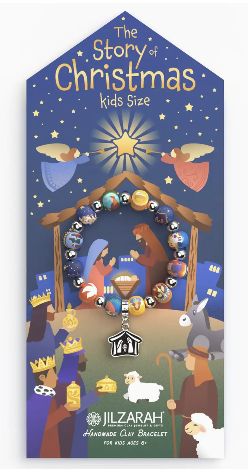 Christmas Kids Bead Bracelet