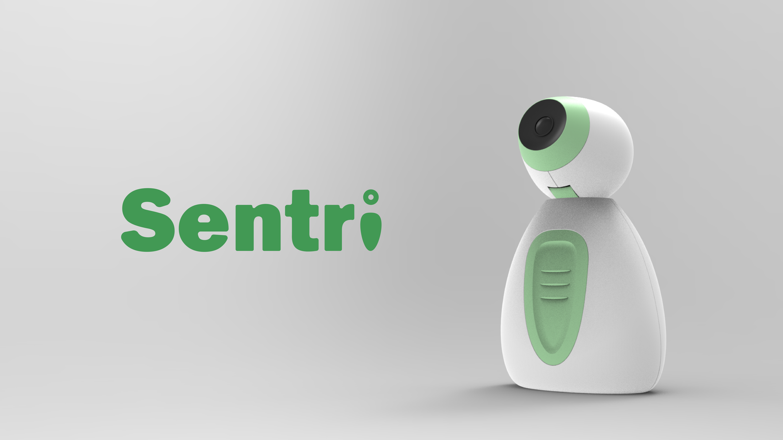 "Sentri" desk camera - made with SolidWorks, KeyShot and Illustrator