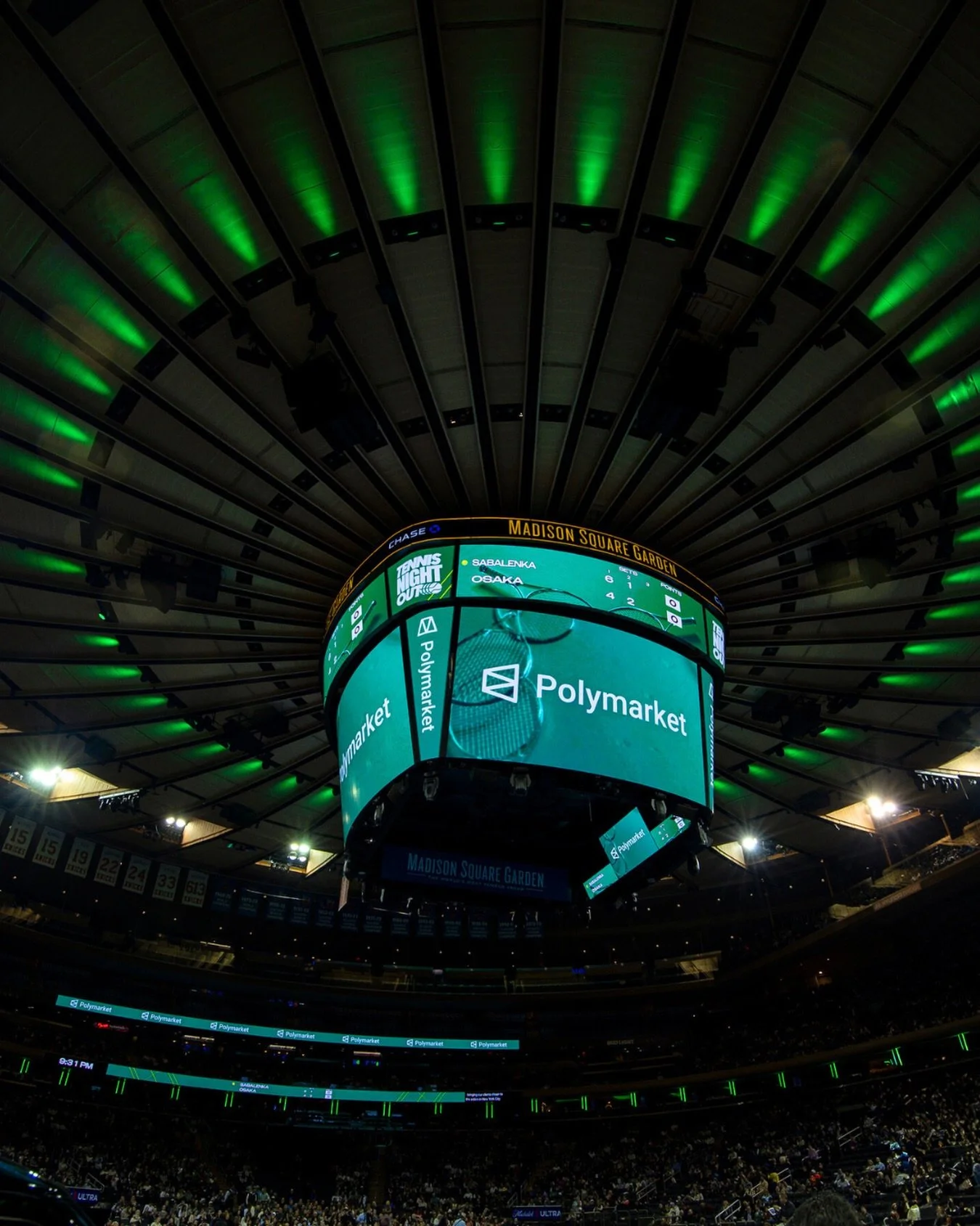 Still recapping The Garden Cup. The night was a perfect serve&nbsp;@polymarket 💥🎾