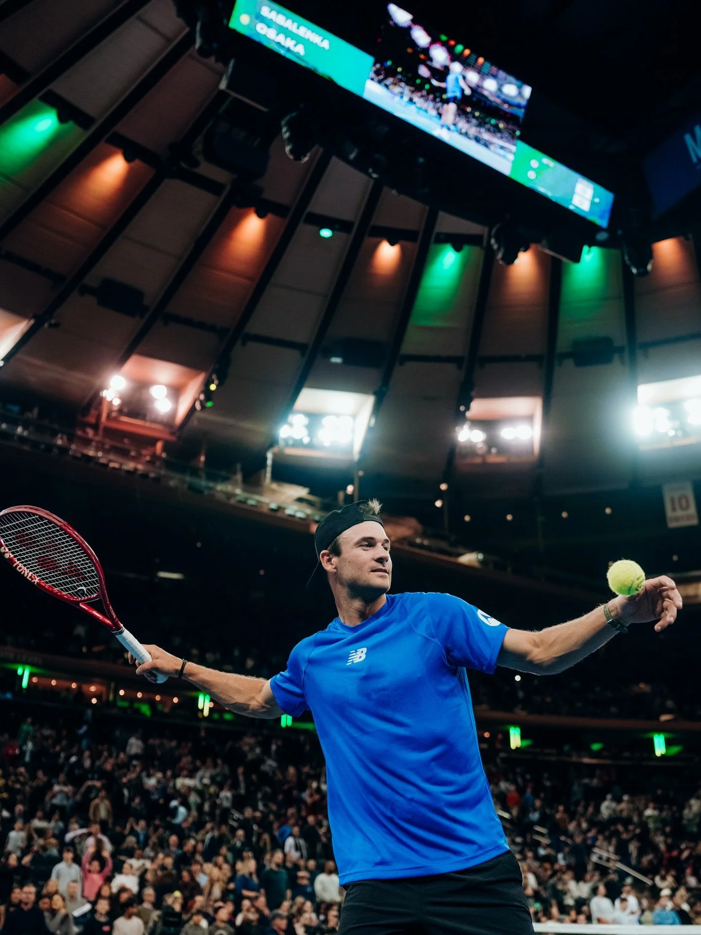 Under the lights at @thegarden 💥