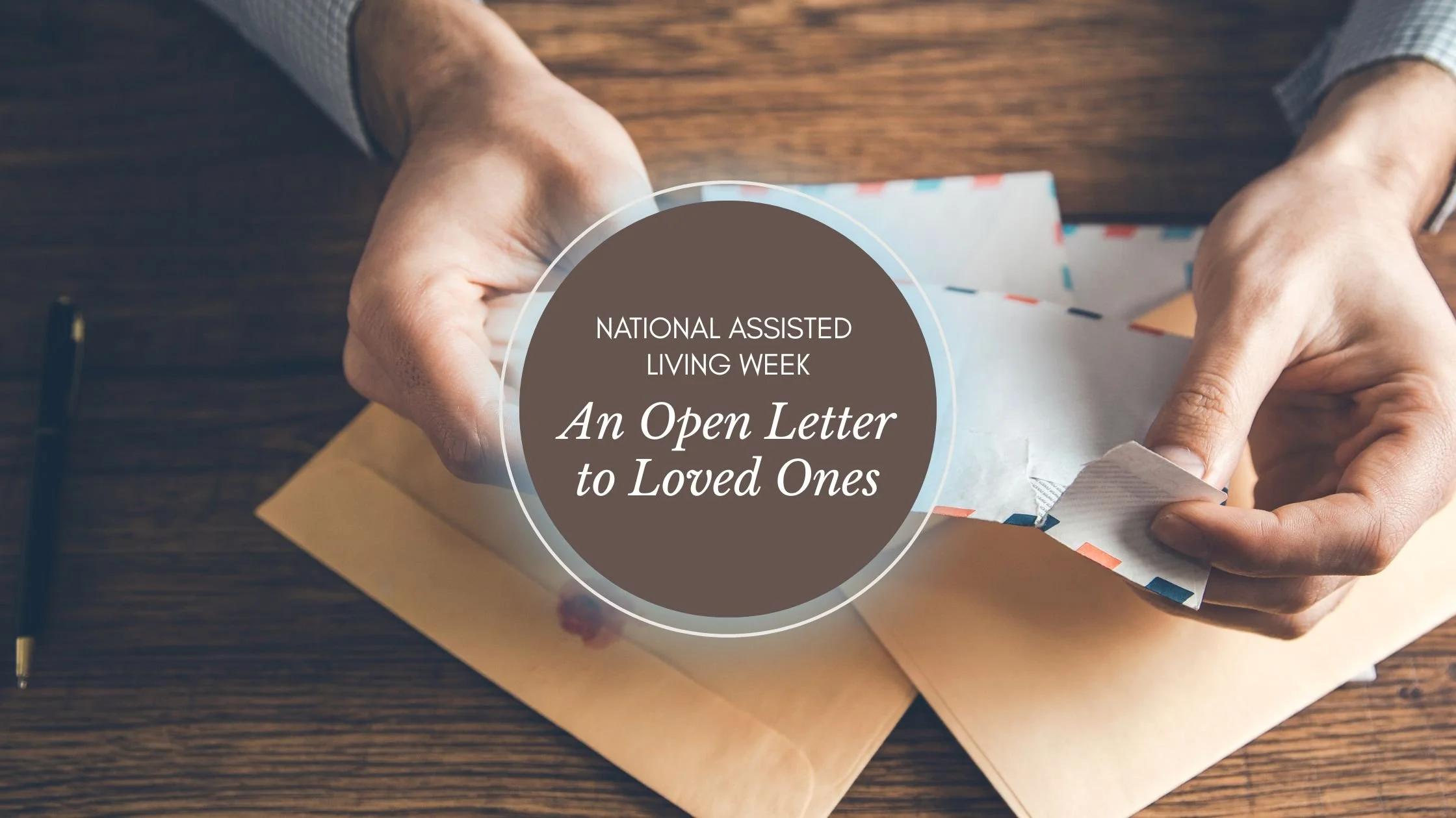 An Open Letter to Loved Ones