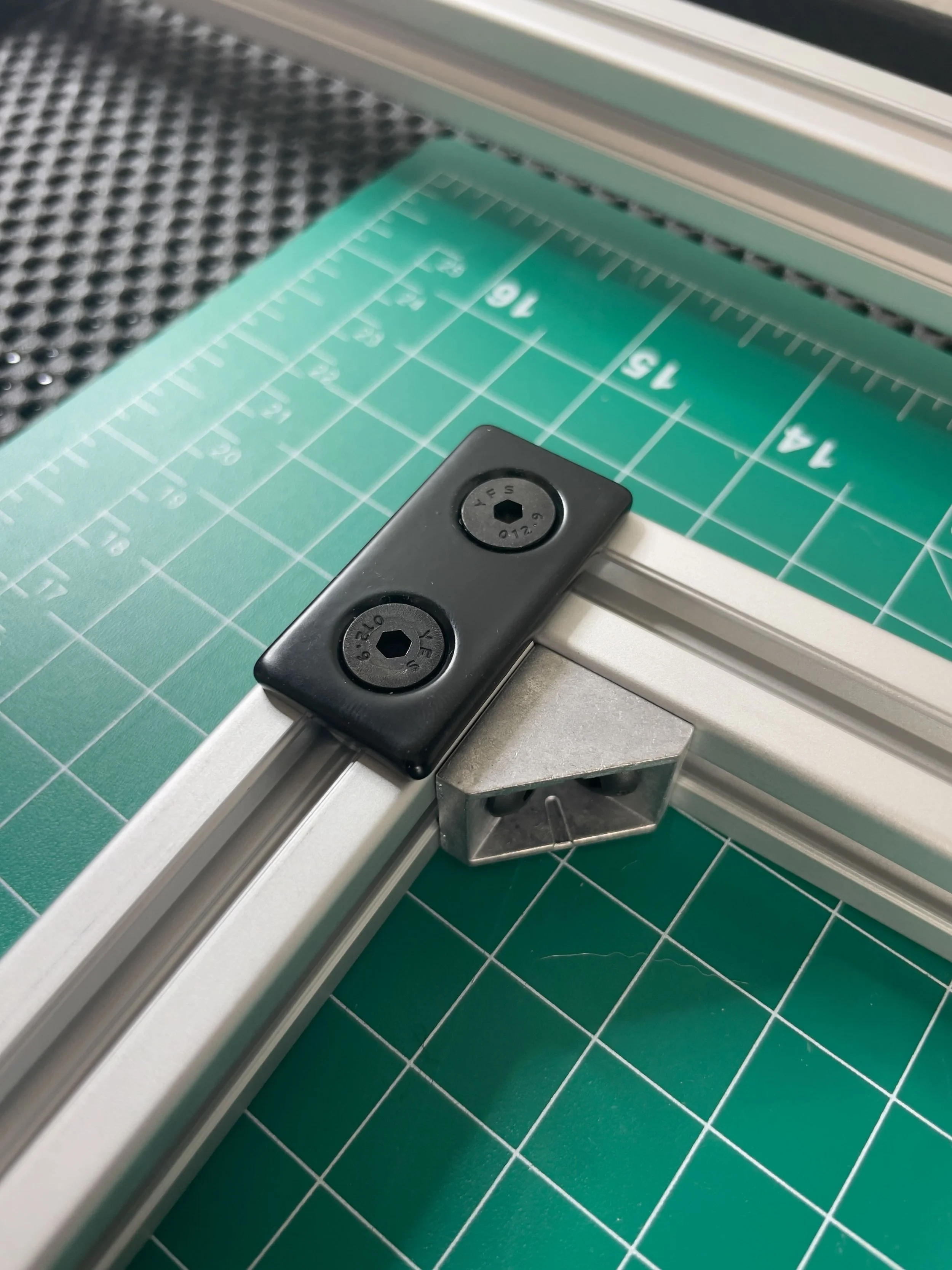 Add the flat joining plates