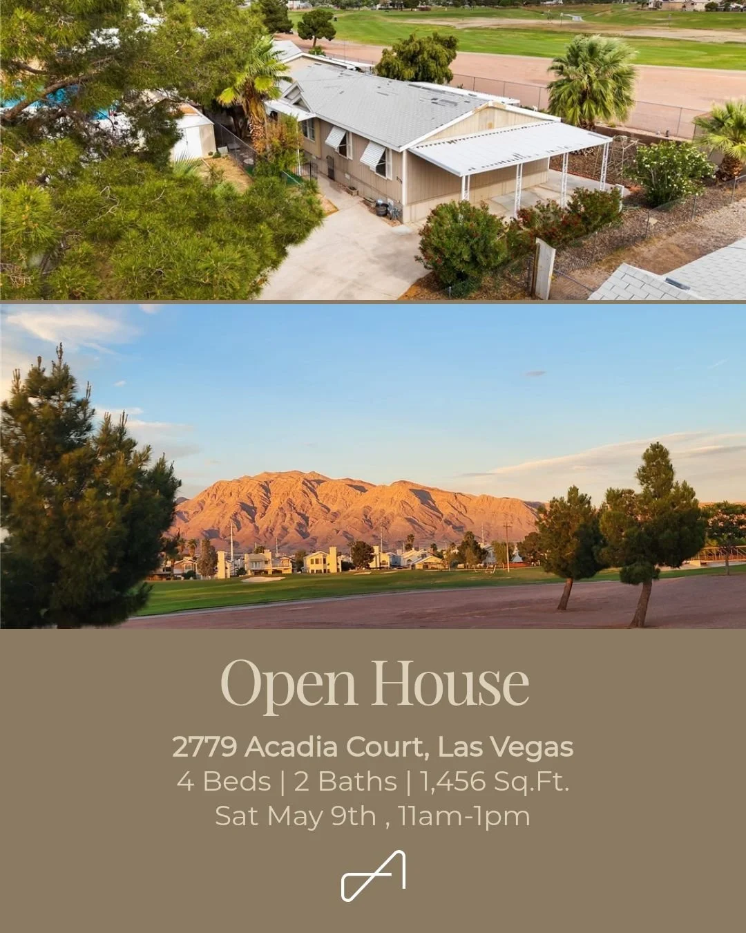 OPEN HOUSE &bull; May 9 &bull; 11 AM to 1 PM 🏡

Come tour this 4-bedroom, 2-bath Las Vegas home with golf course and Sunrise Mountain views.

✔️ Fully furnished
✔️ New furnace installed April 2026
✔️ AC replaced in 2020
✔️ Water heater replaced in 2