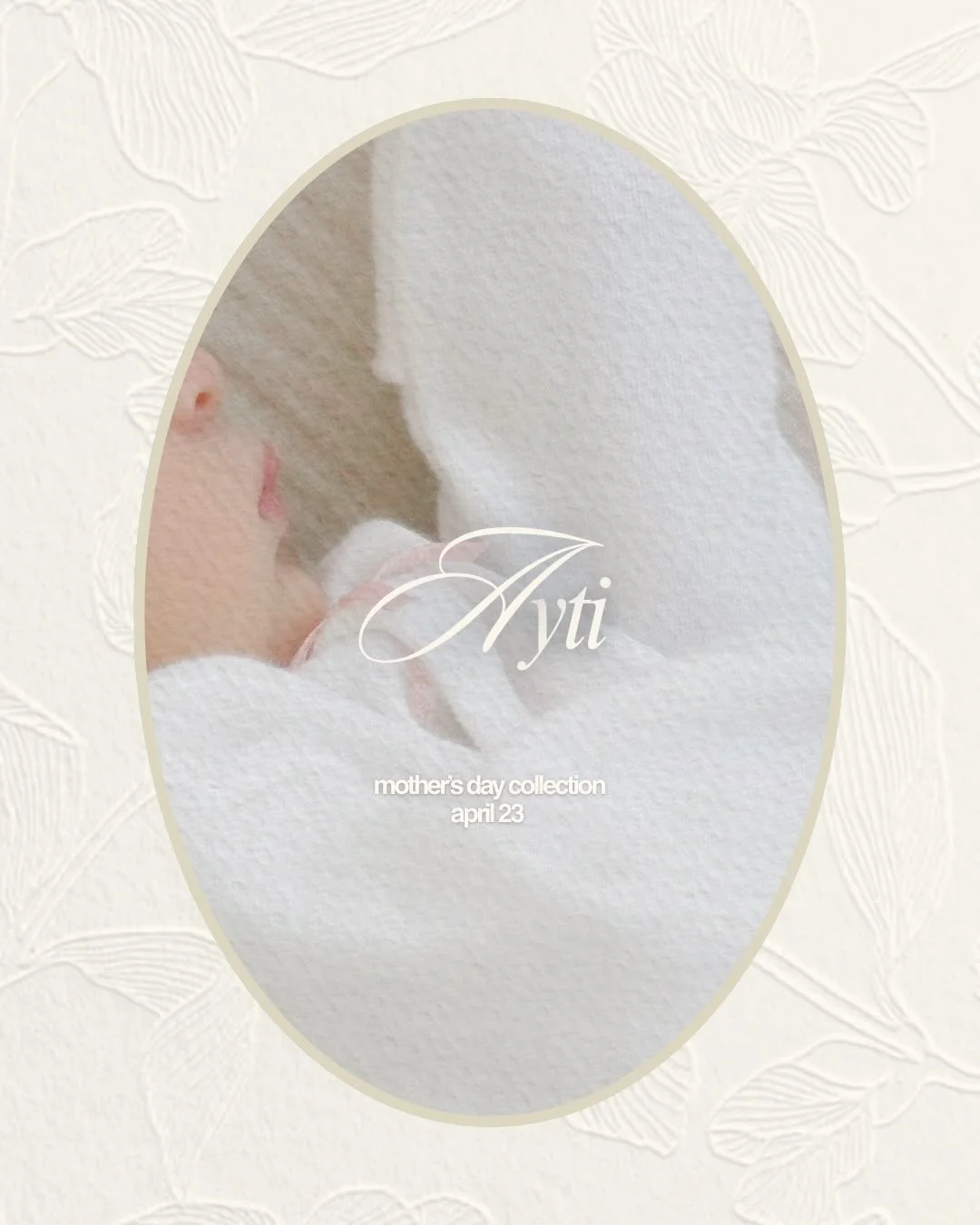 introducing ayti ✨

our newest surprise collection launches this thursday, april 23 !!!
inspired by my journey of motherhood, softness, and the little moments that stay with us forever.

join us thursday for our ayti pop up at ofc, @casayoga featurin