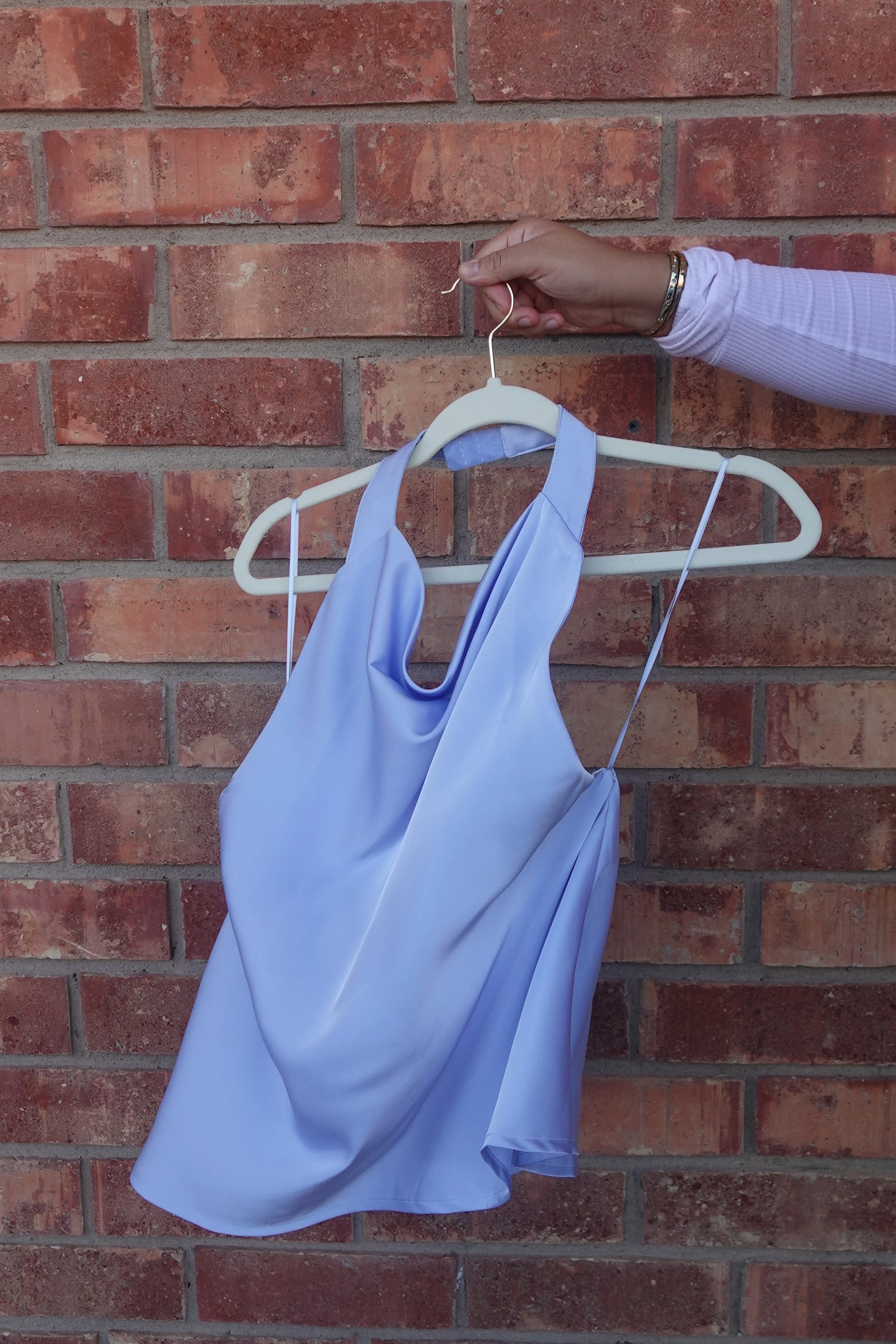 sky blue halter
