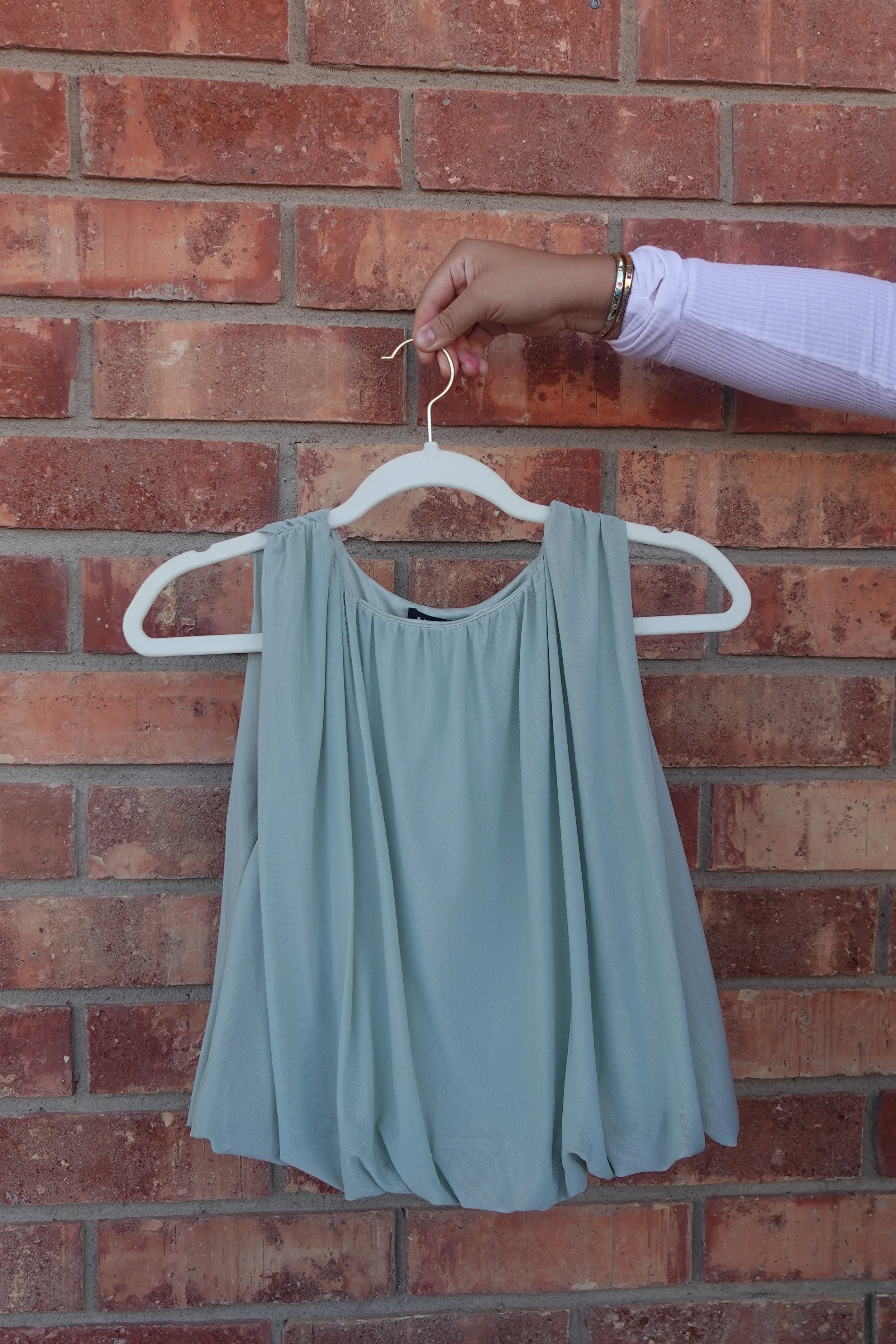 sage bloom bubble top