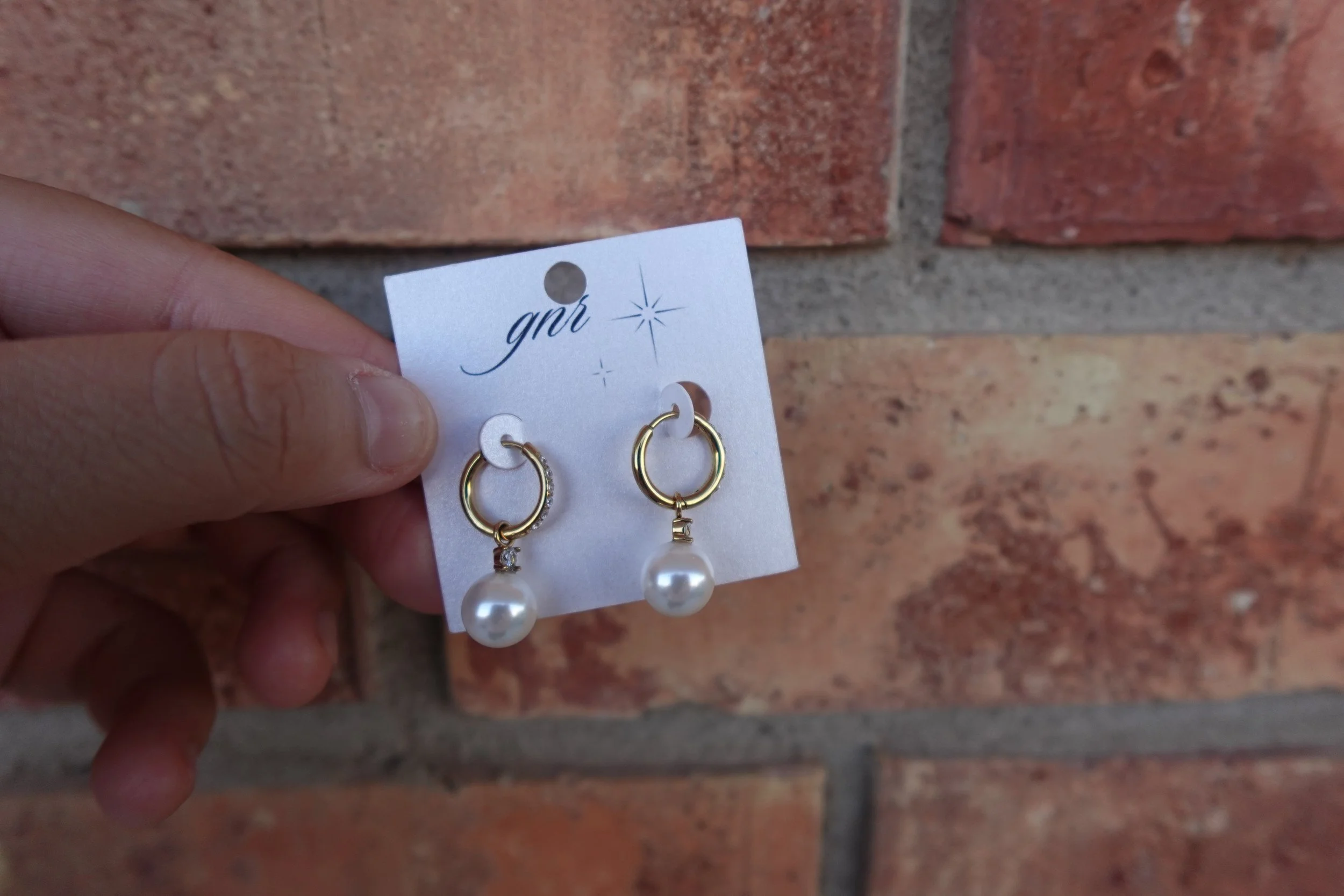 pearl baby earrings