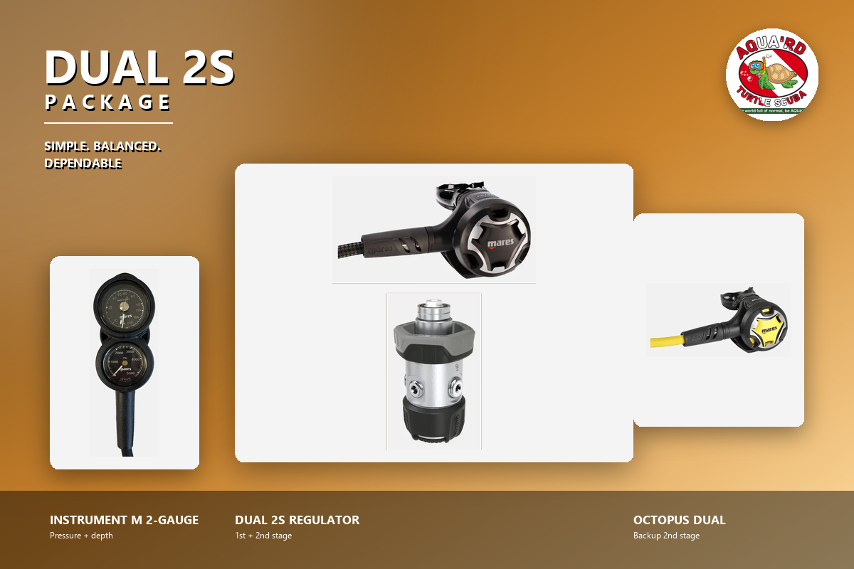 Mares - Dual 2S Regulator Package