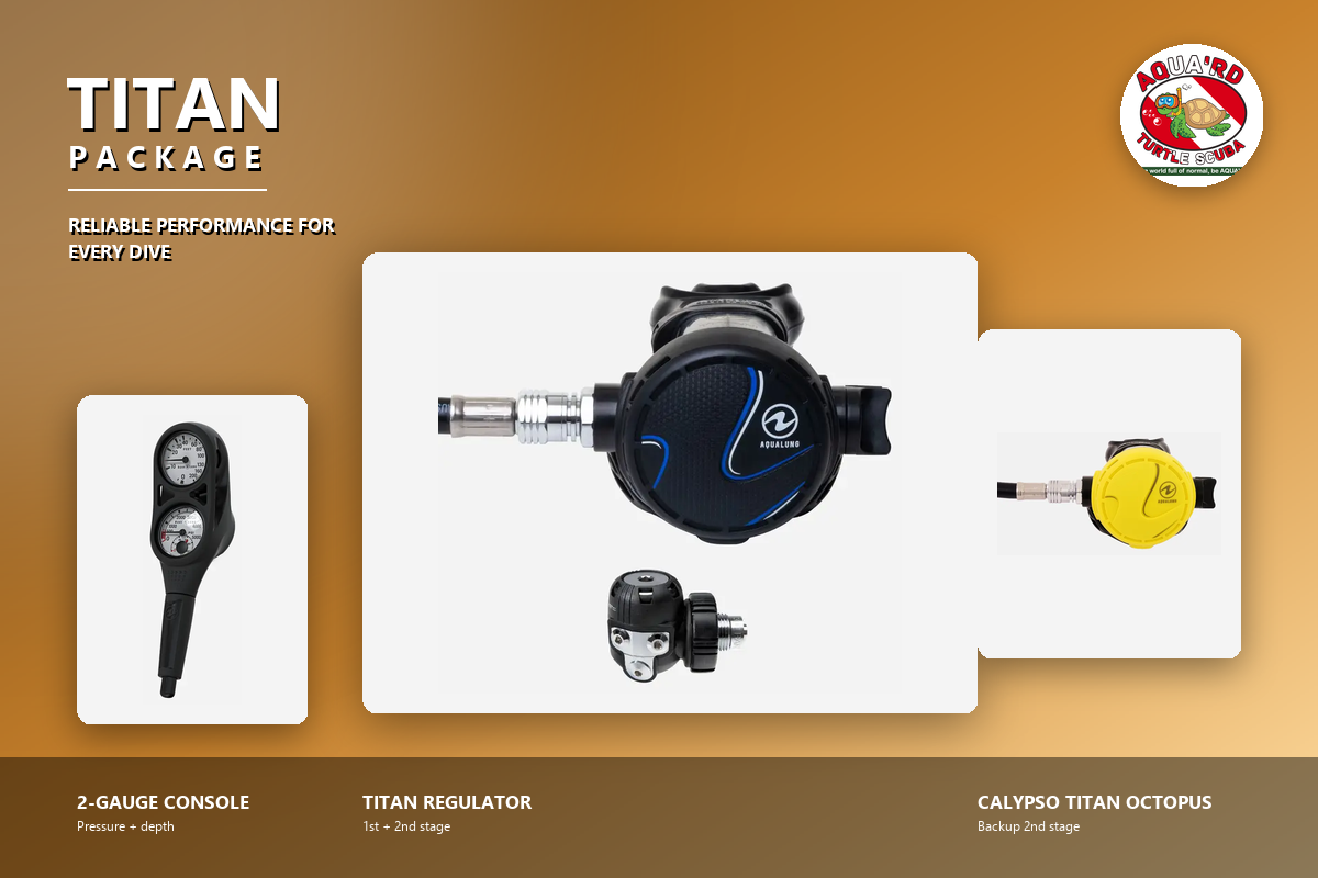 Aqua Lung- Titan Regulator Package