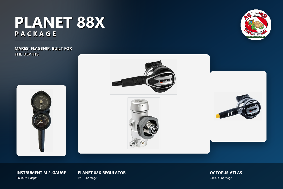 Mares - Planet 88X Regulator Package