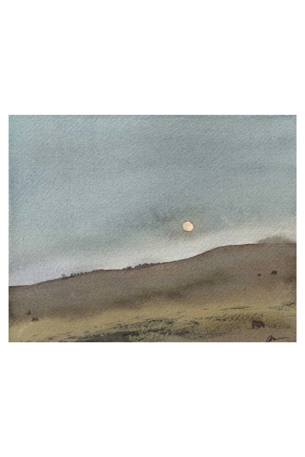 Hilly Landscape - Print