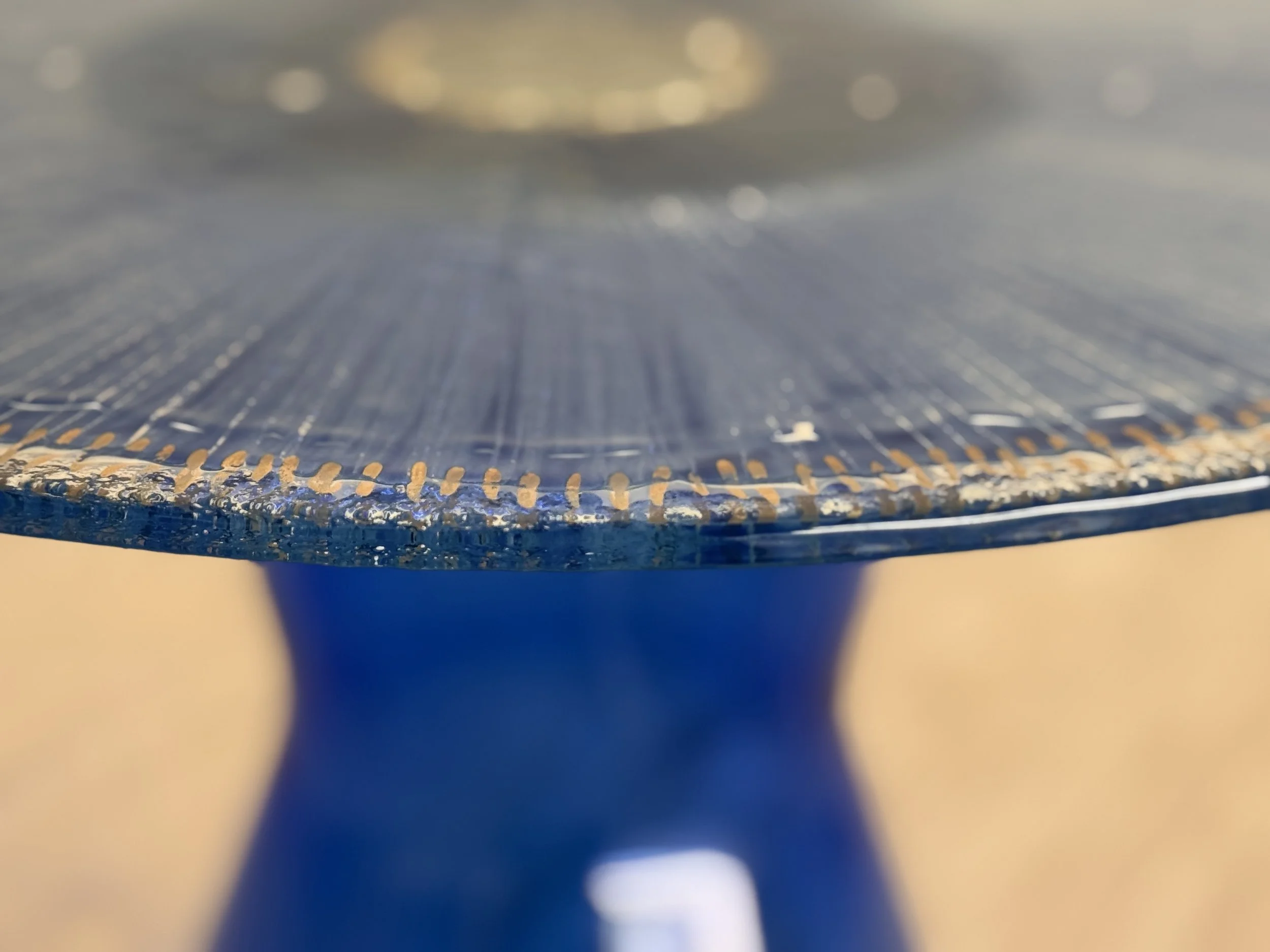 Solastra. 2025   A sculptural side table combining ancestral craftsmanship with contemporary design.