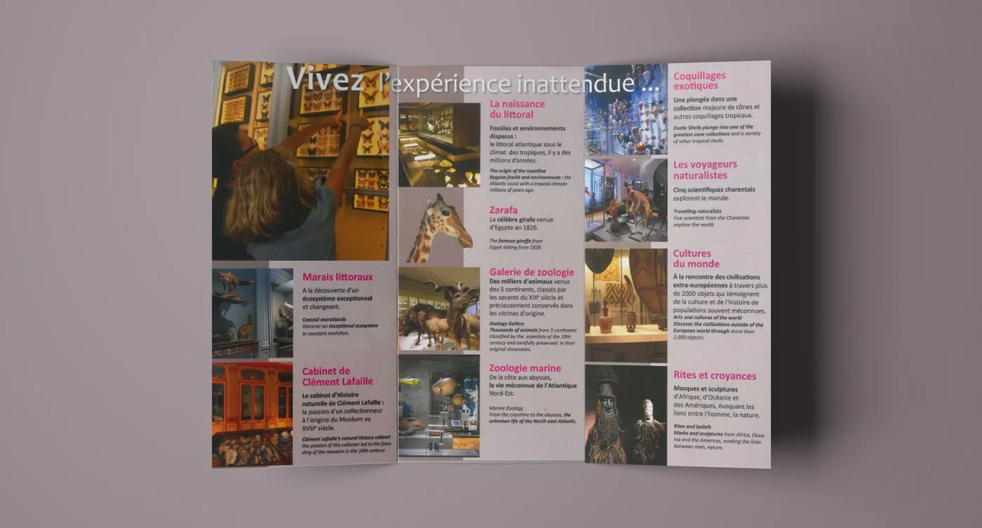 Ancienne version du flyer du Museum