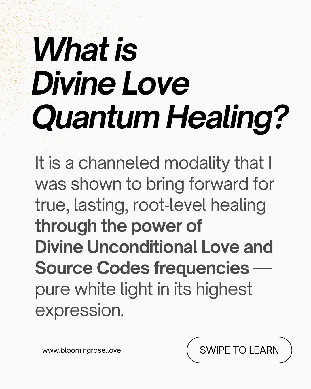 If you are reading this, please know that this is possible for you too.

You can live a life free from physical and emotional pain&hellip;
Free from anxiety, disconnection, spiraling thoughts, sadness, doubt, hard work, fleeting joy, inconsistent sel