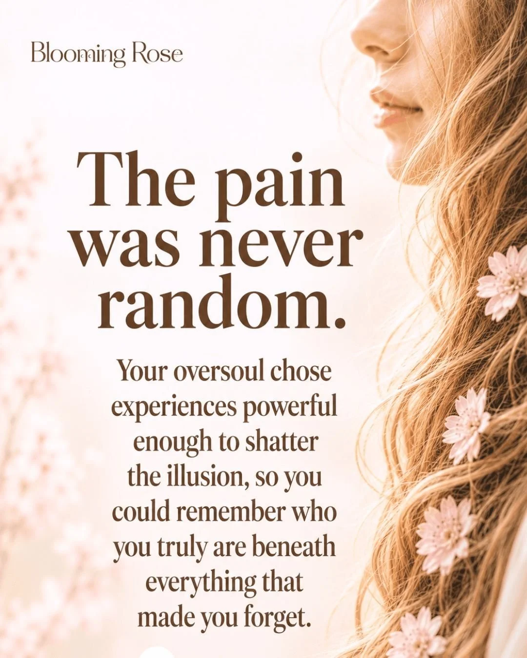 Some experiences came to dissolve the illusion of who you thought you had to be&hellip; so you could return to who you truly are. 🌸

#divinelove #divinelovequatumhealing #divineessenceembodiment #akashicrecordsreadings