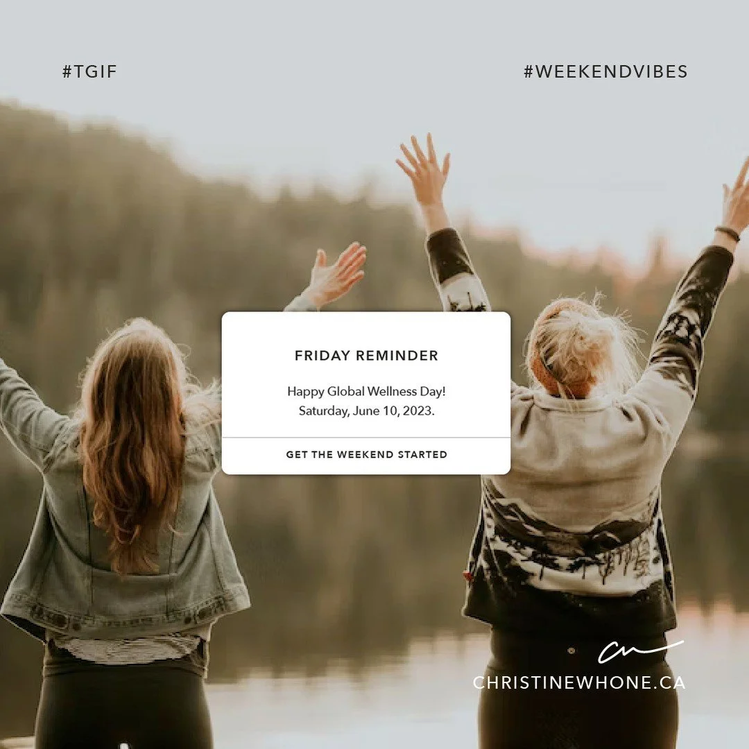 What are your THREE top tips for wellness? ❤️&zwj;🩹

I'm asking 'cause Global Wellness Day is tomorrow, Saturday, June 10, 2023. 
💛✌️☀️

#TGIF #WeekendVibes #globalwellnessday