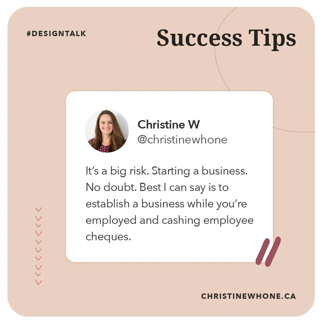 Transitioning to full-time entrepreneur is kinda scary.

Running a business might not even be right for you. 

But you won't ever know unless you test the idea of selling a product or service or determine whether you'd even enjoy working for yourself