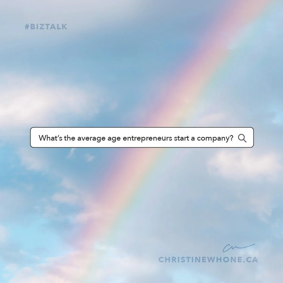 The average age is actually 42 (across all sectors).

Harvard Business Review research found that the average age entrepreneurs founded their companies was 42. 🤔🤩

And... the vast majority of these new businesses are small businesses with no intent
