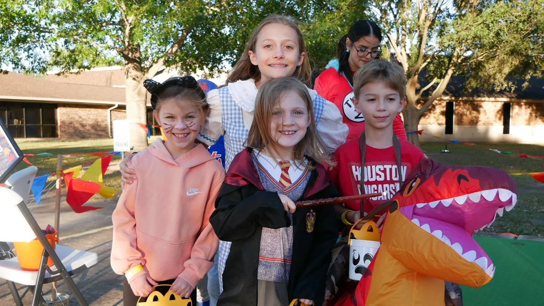 Swipe through the highlights&mdash;games, laughs, candy, and neighbors becoming friends. What moment made you smile the most? Drop it in the comments and tag someone you met tonight!
#FallFestHighlights #CalvaryRosenberg #BetterTogether