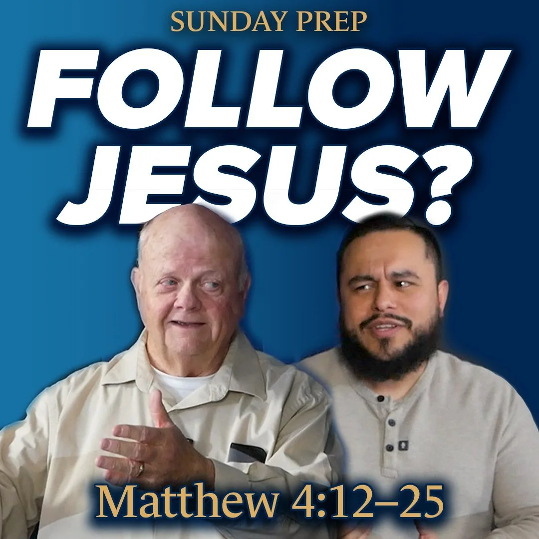 Our newest Sunday Prep video is live! 🎥🙌

This week we&rsquo;re walking through Matthew 4:12&ndash;25 as we continue our journey through the book of Matthew.

In this episode, we:

Dive deeper into the passage

Talk about what Jesus&rsquo; invitati