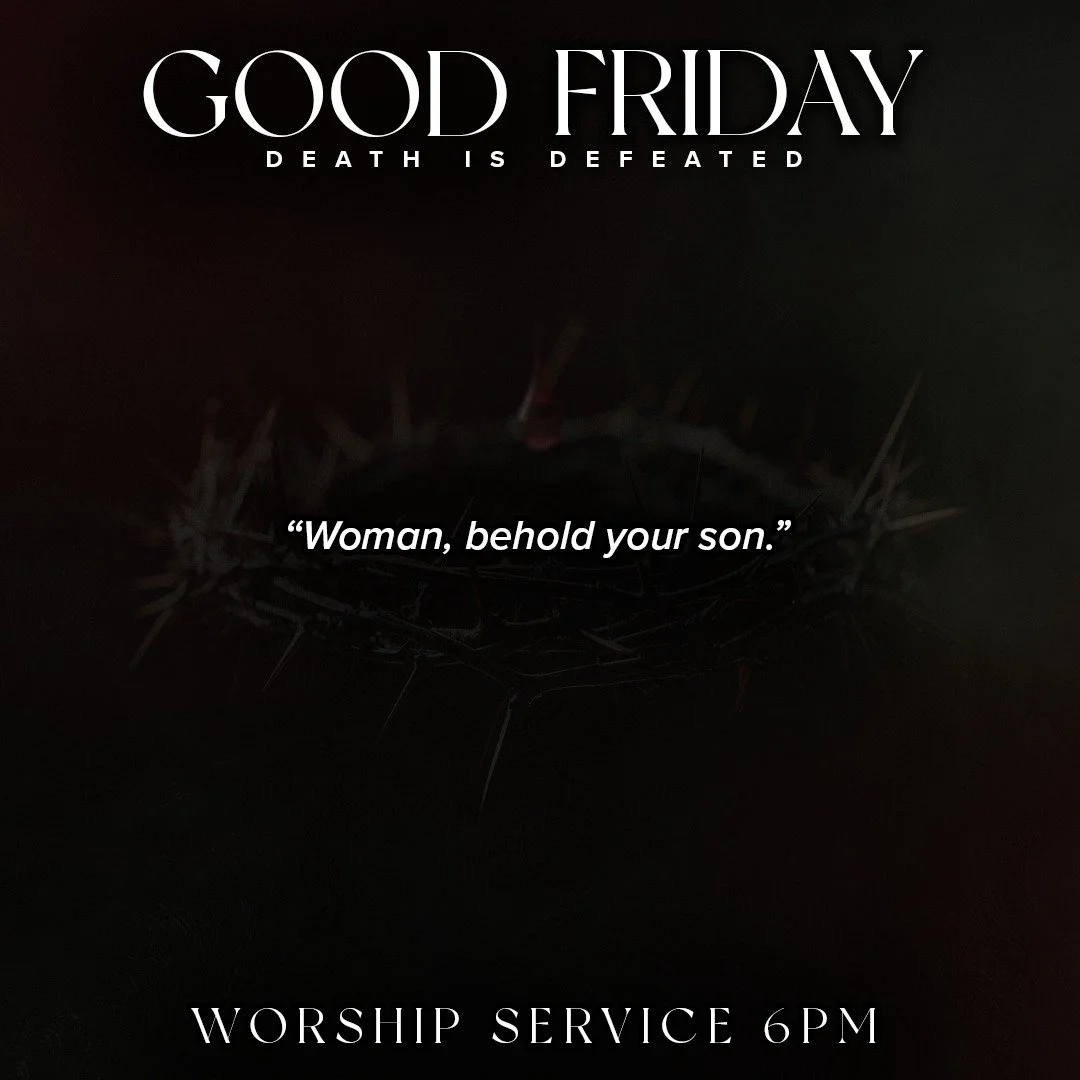 &ldquo;Woman, behold your son.&rdquo; &hellip; &ldquo;Behold your mother.&rdquo; &mdash; John 19:26&ndash;27

Even in His suffering, Jesus showed compassion and care.

As He hung on the cross, bearing the weight of sin, He made provision for His moth