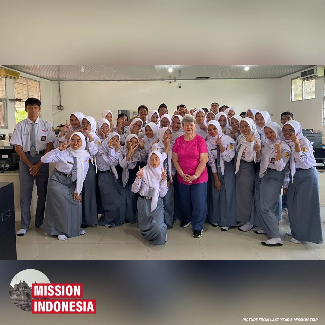 Mission Indonesia Prayer Prompt:
Today is day 2 in the high school. Pray that the Lord would give our team wisdom as we get more time with the students and staff.