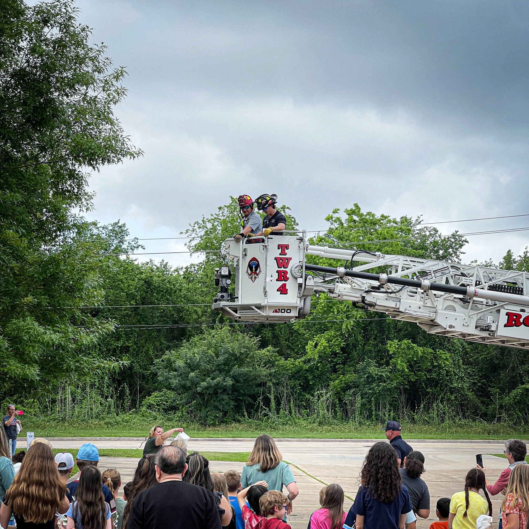 If you drove by the church earlier today, you may have seen the Rosenberg Fire Department on site. Don&rsquo;t worry&mdash;there wasn&rsquo;t an emergency. There were eggs falling from the sky!

Calvary is blessed to host homeschool communities on ou