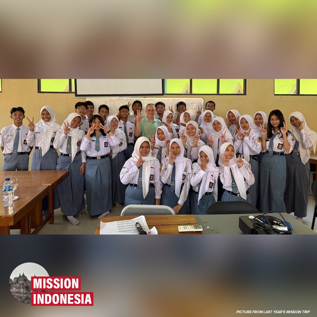 Mission Indonesia Prayer Prompt:
Today is the final day at the high school. Pray that we end our time here well, and pray that we have opportunities to plant seeds of the gospel truth for our fellow Indonesian believers to water going forward. Pray f