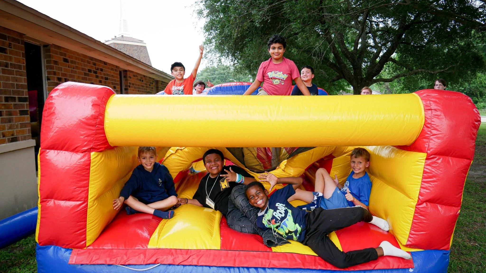 What a joyful night celebrating the end of the year for Calvary Kids Wednesday Night Activities! 🎉

Last week, our kids had an amazing time dancing, bouncing in the bounce house, making crafts, and enjoying one more fun-filled Wednesday together bef