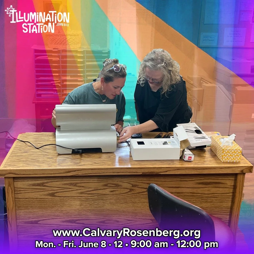 VBS Week is June 8&ndash;12 from 9:00 AM&ndash;12:00 PM, but the work has already started! 💡

This year&rsquo;s verse is John 8:12, where Jesus says, &ldquo;I am the light of the world.&rdquo; At VBS 2026, we&rsquo;ll be Shining a Light on Who Jesus