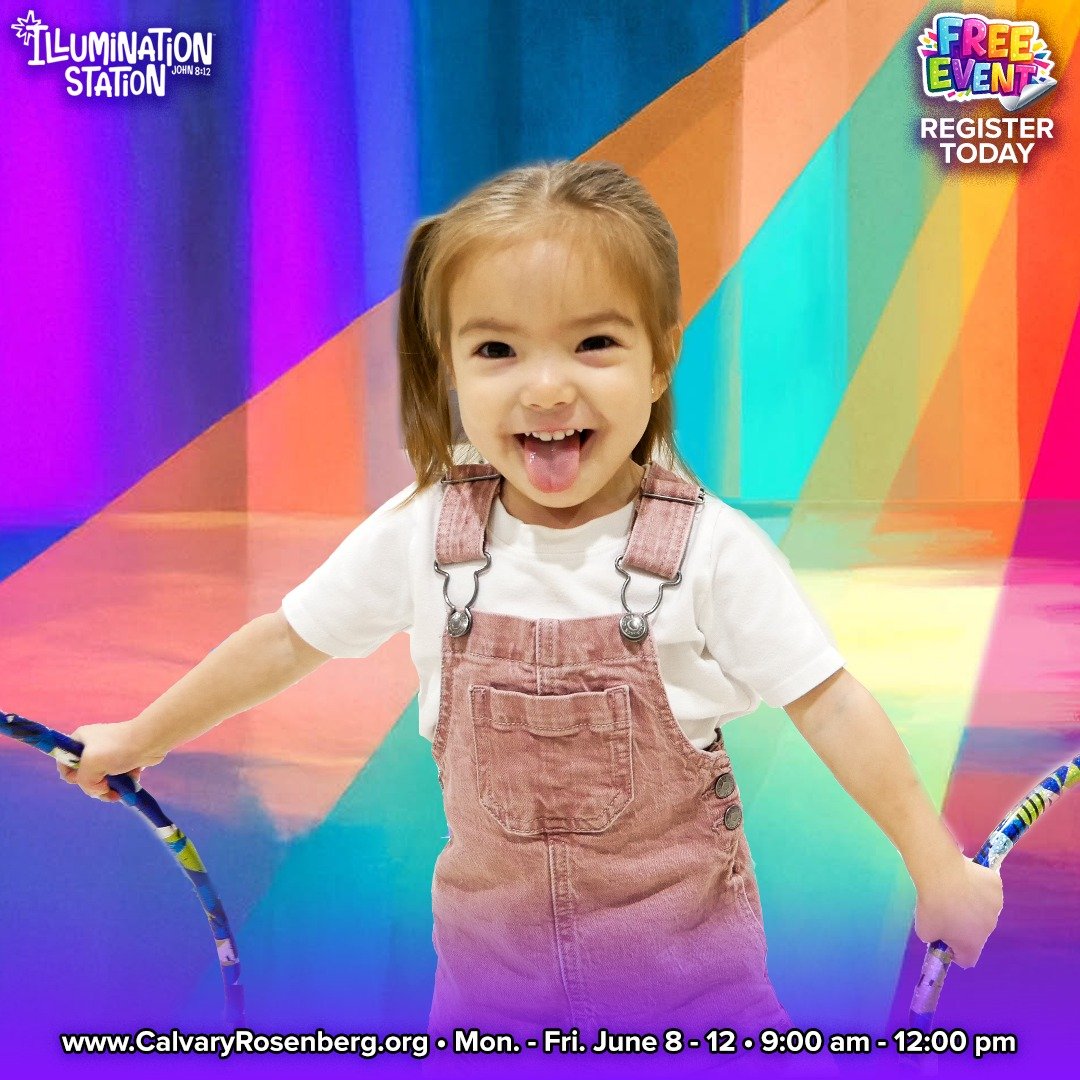 Get ready for an unforgettable week at VBS! 💡

This year at **Illumination Station**, kids will discover the truth about who Jesus really is and learn what it means to follow Him as the Light of the World.

There will be Bible teaching, worship, gam