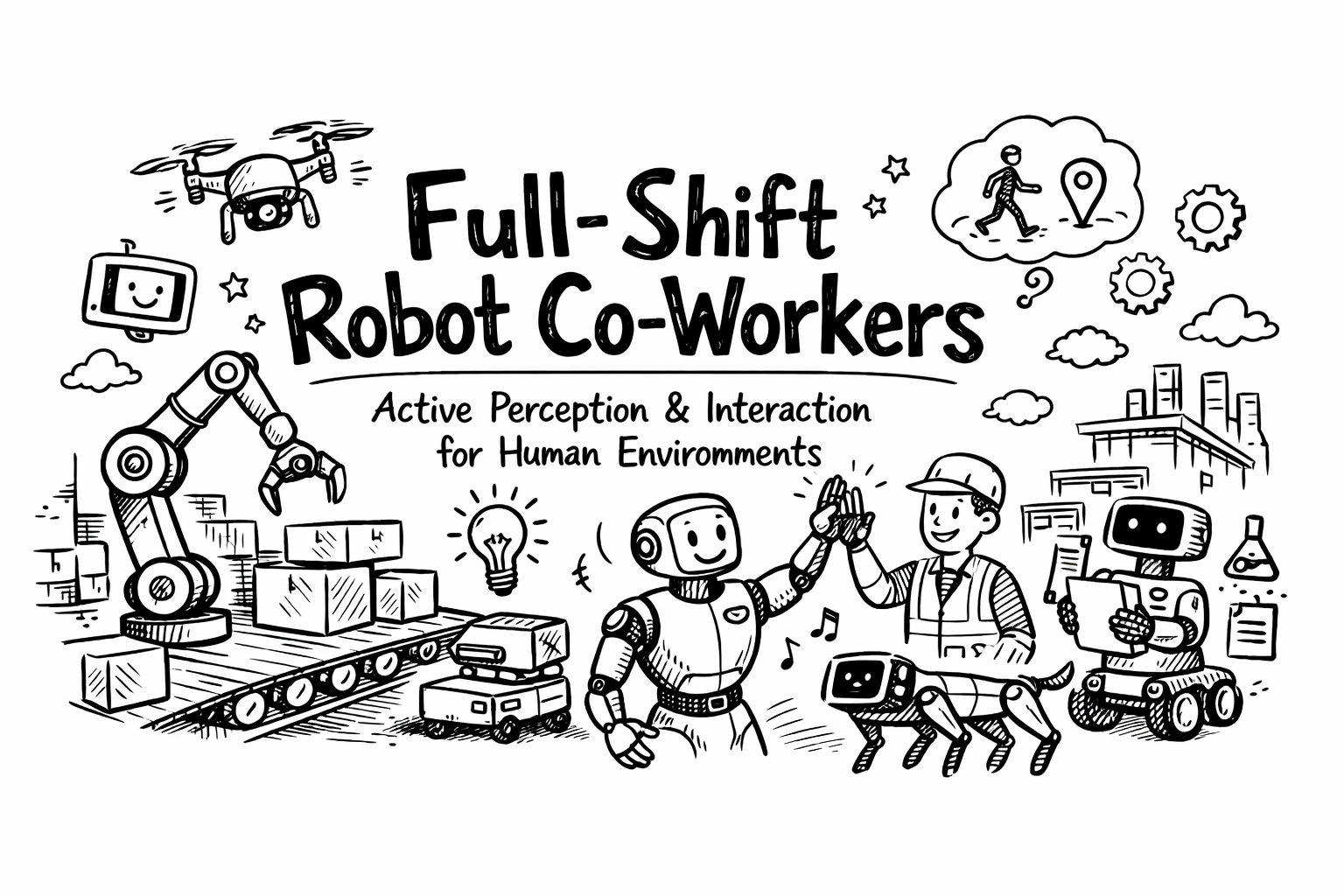Full-Shift Robot Co-Workers