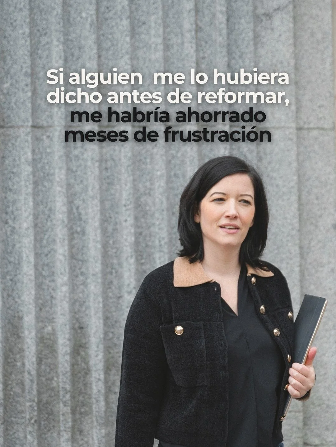 Cuando acompa&ntilde;o una reforma, mi objetivo no es solo que el resultado sea bonito.

Es que el proceso se sienta tranquilo, claro y sin caos.

Porque detr&aacute;s de cada decisi&oacute;n no solo hay t&eacute;cnica.

Hay algo mucho m&aacute;s imp