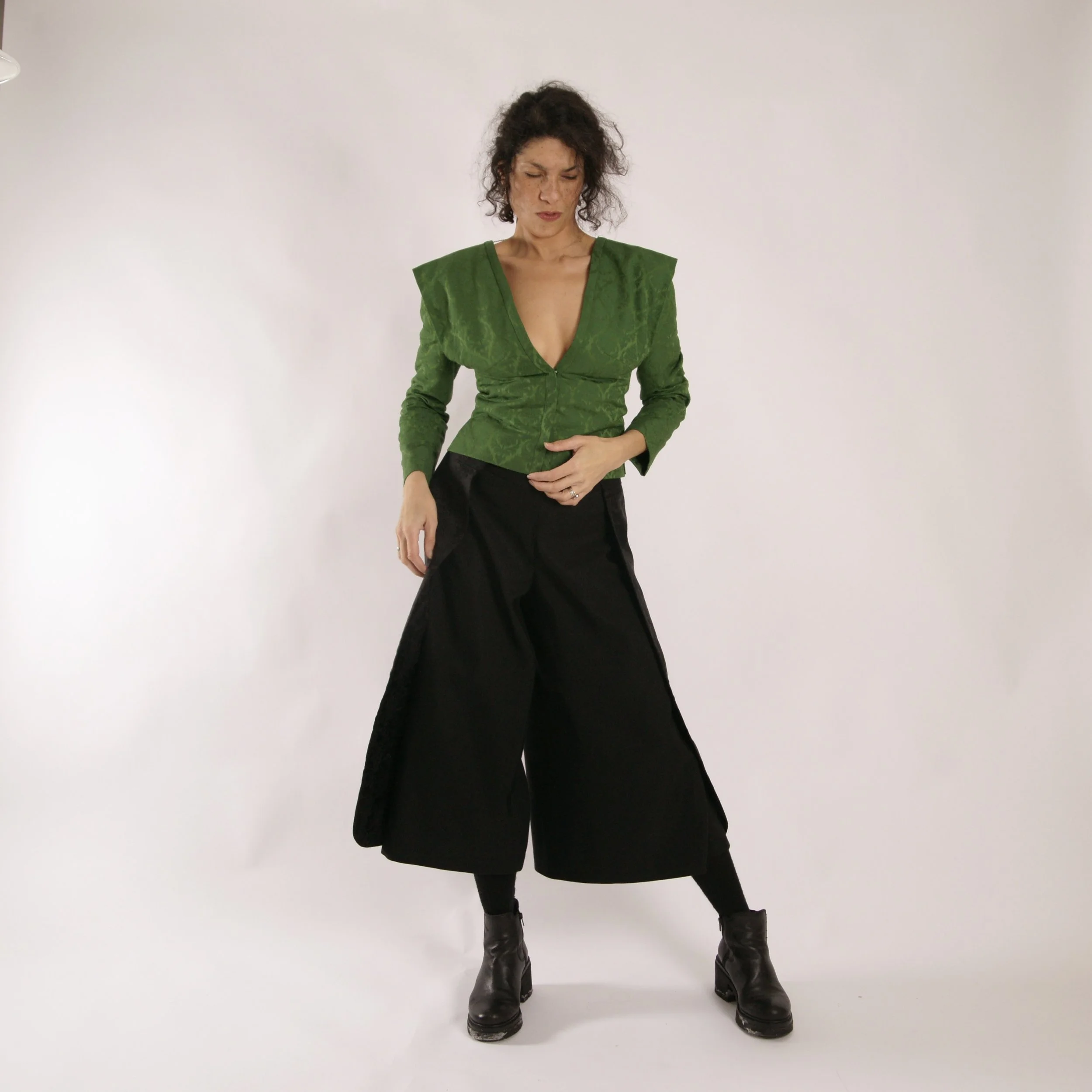 Pareo-Pants cotton and silk mix