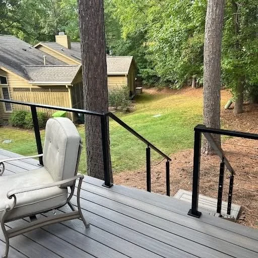 trek deck and railing build in raleigh north carolina