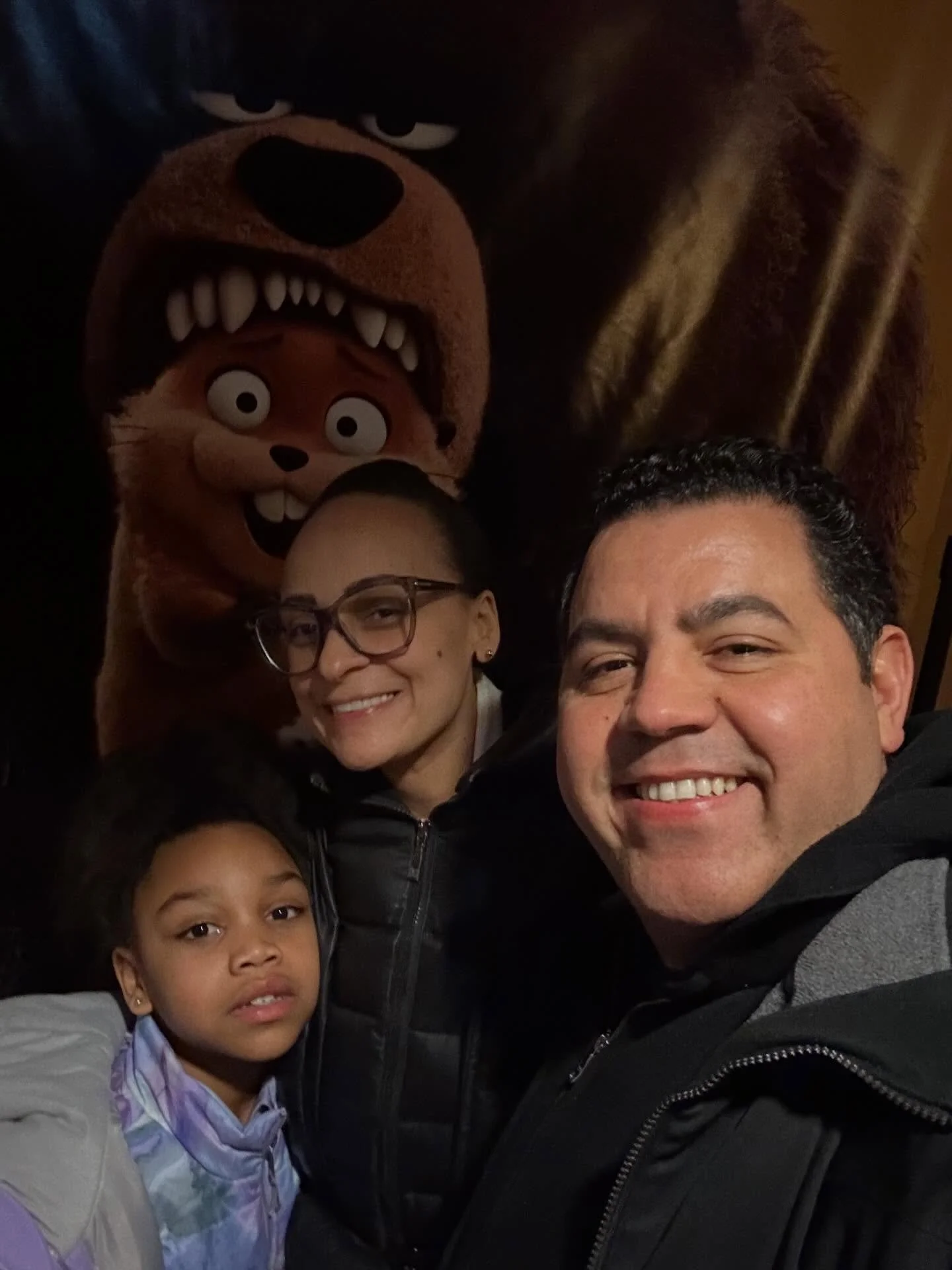 Family movie night. Popcorn and a movie.