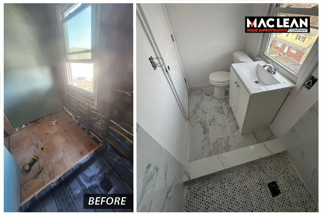 Attic Project: Ceramic Bathroom