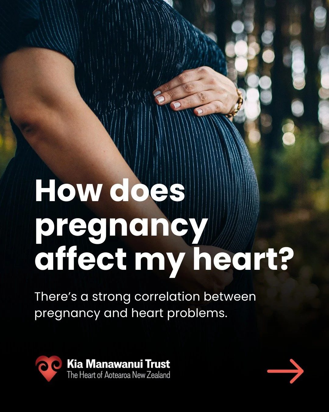 ❤️ This month is Heart Health Awareness Month, and we're focused on the vital link between pregnancy and heart disease. 

During pregnancy, your heart works harder as it pumps much more blood around your body. Some pregnancy complications - like high