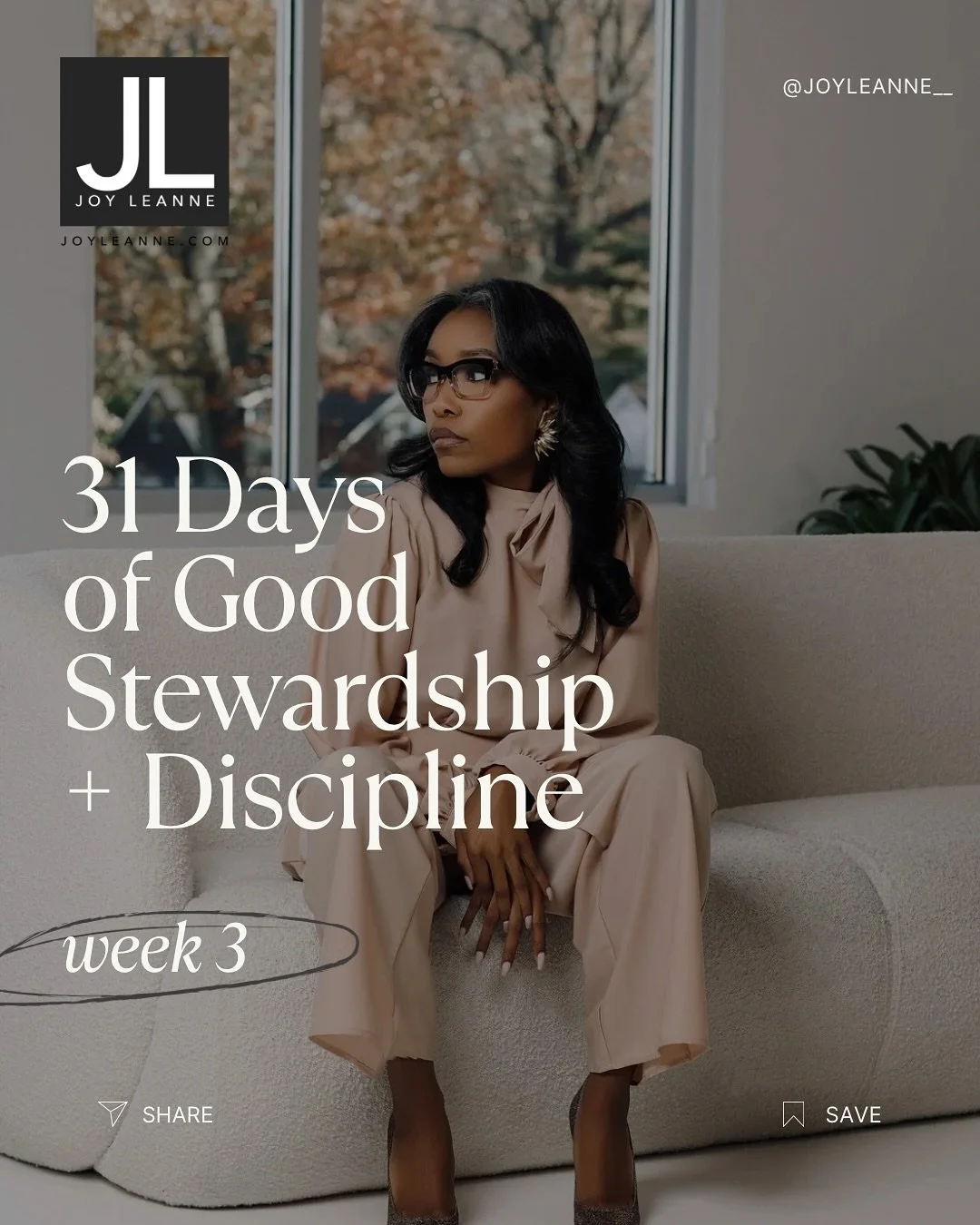 Week 3 | My Pastor has recently taught on being a good steward over the things God has blessed us with, and it resonated in my spirit in a way that I desired greatly to be a better steward in every area of my life&mdash;mentally, physically, financia