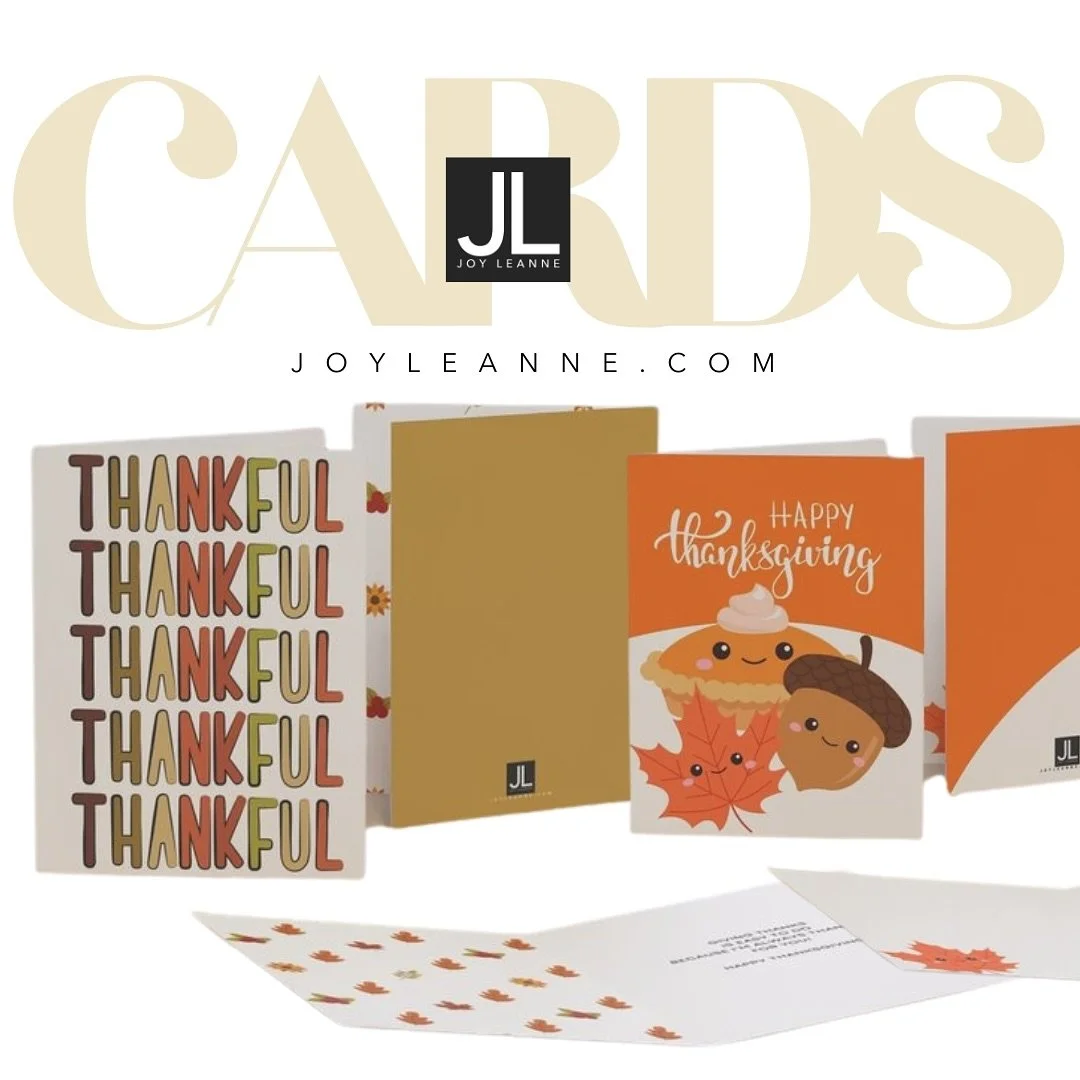 It&rsquo;s about that time&hellip;.🍁🦃☺️Thankful Season! Share JOY with a #JoyLeanne Greeting Card🫶 Place your order before it&rsquo;s too late at JoyLeanne.com

Visit JoyLeanne.com or click the link in my bio to purchase various products to bring 