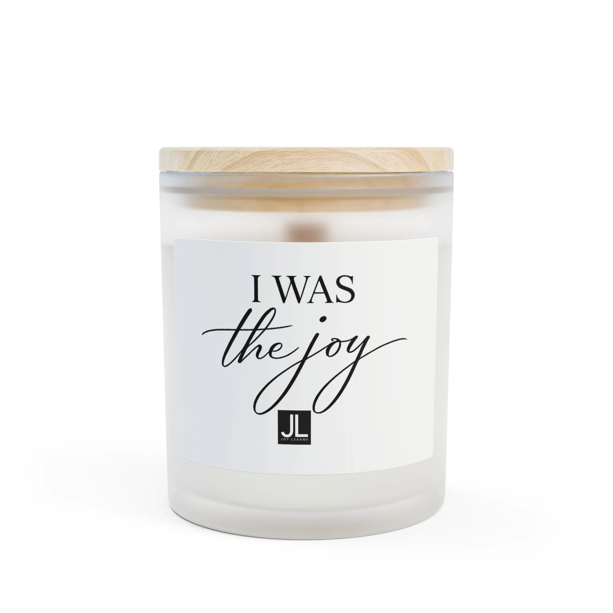 I Was the Joy - Frosted Glass Candle, 11oz