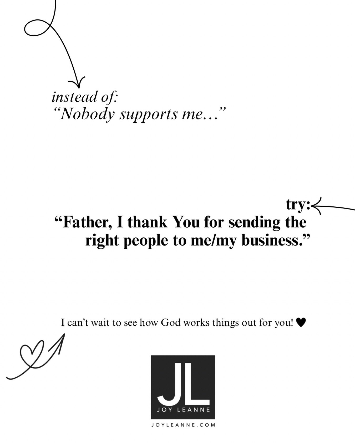 God is sending the right people to you😉&hellip;Change your words to change your world&hellip;✨
#joyleanne #dailyjoy #dailyinspiration #confessions #fyp