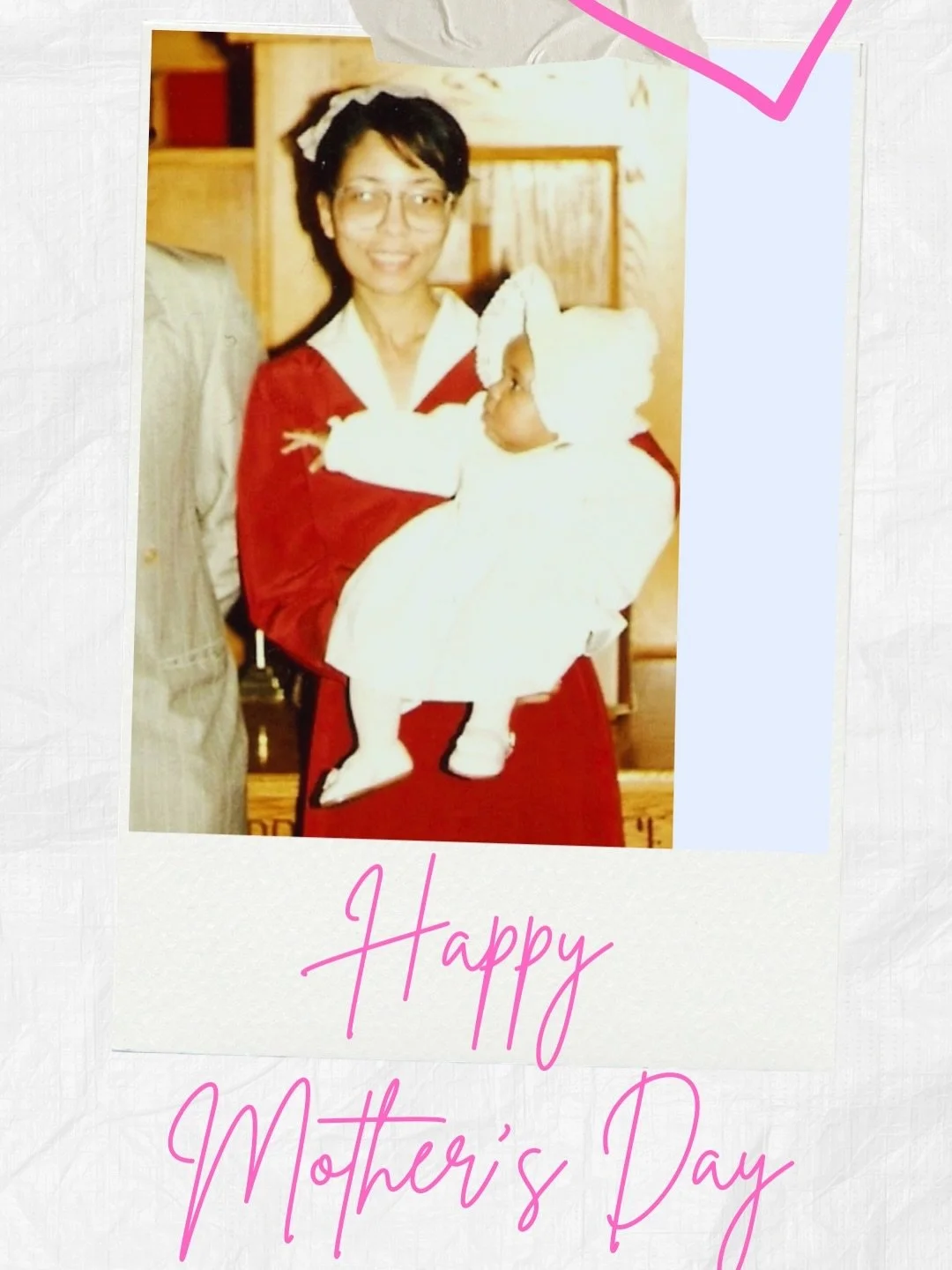 Happy Mother&rsquo;s Day to all moms, especially mine!
I&rsquo;m a miracle baby... the doctors told my mom she only had 3 years left to live and couldn&rsquo;t have anymore children, but she had me, her &ldquo;joy&rdquo;, and I&rsquo;m thankful to Go