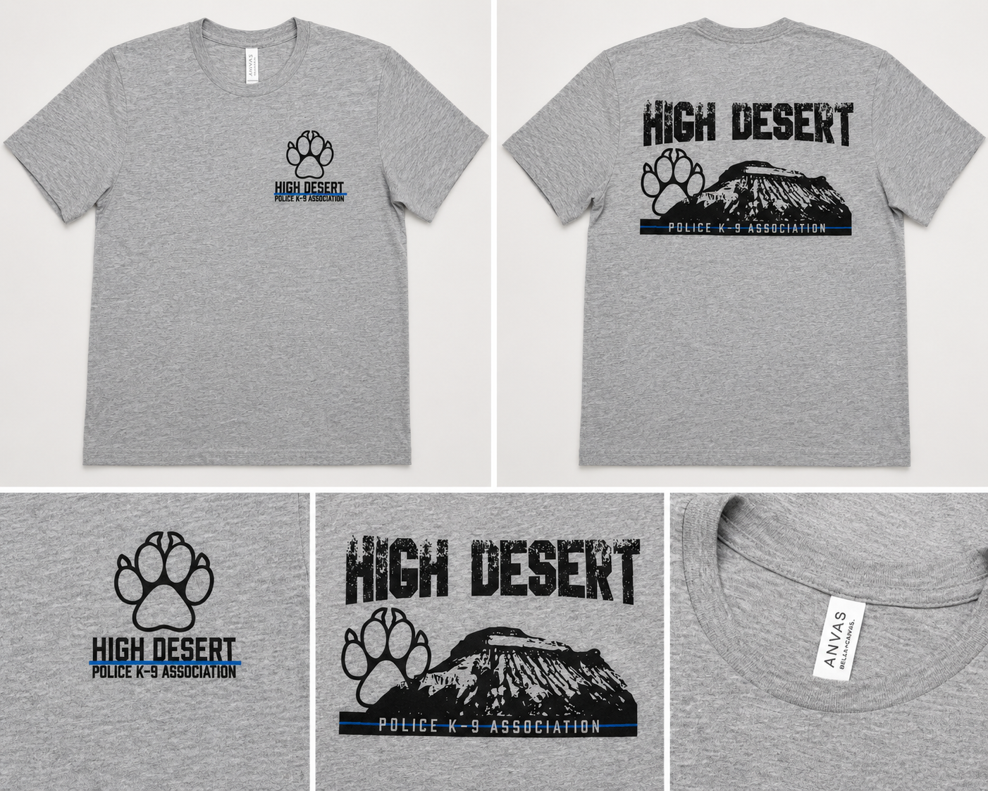 High Desert Police K9 T-Shirt