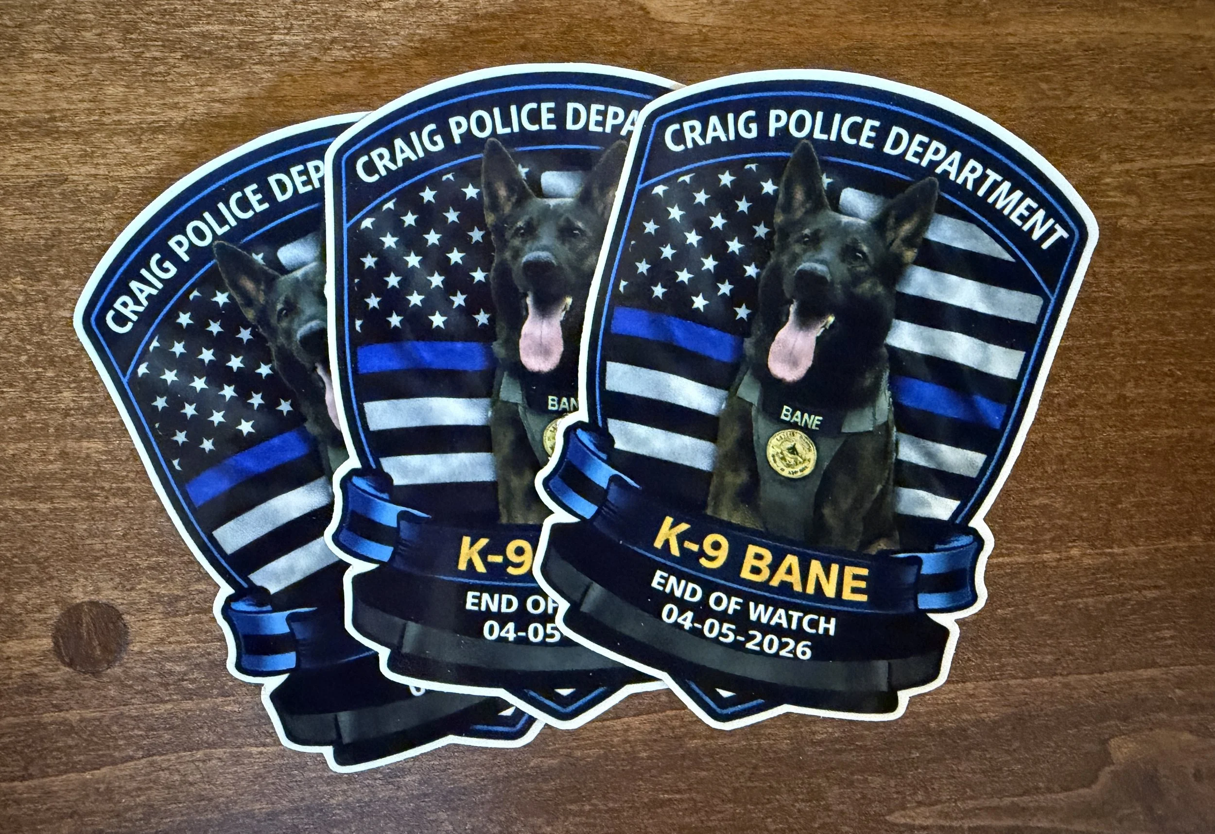K9 Bane EOW Sticker