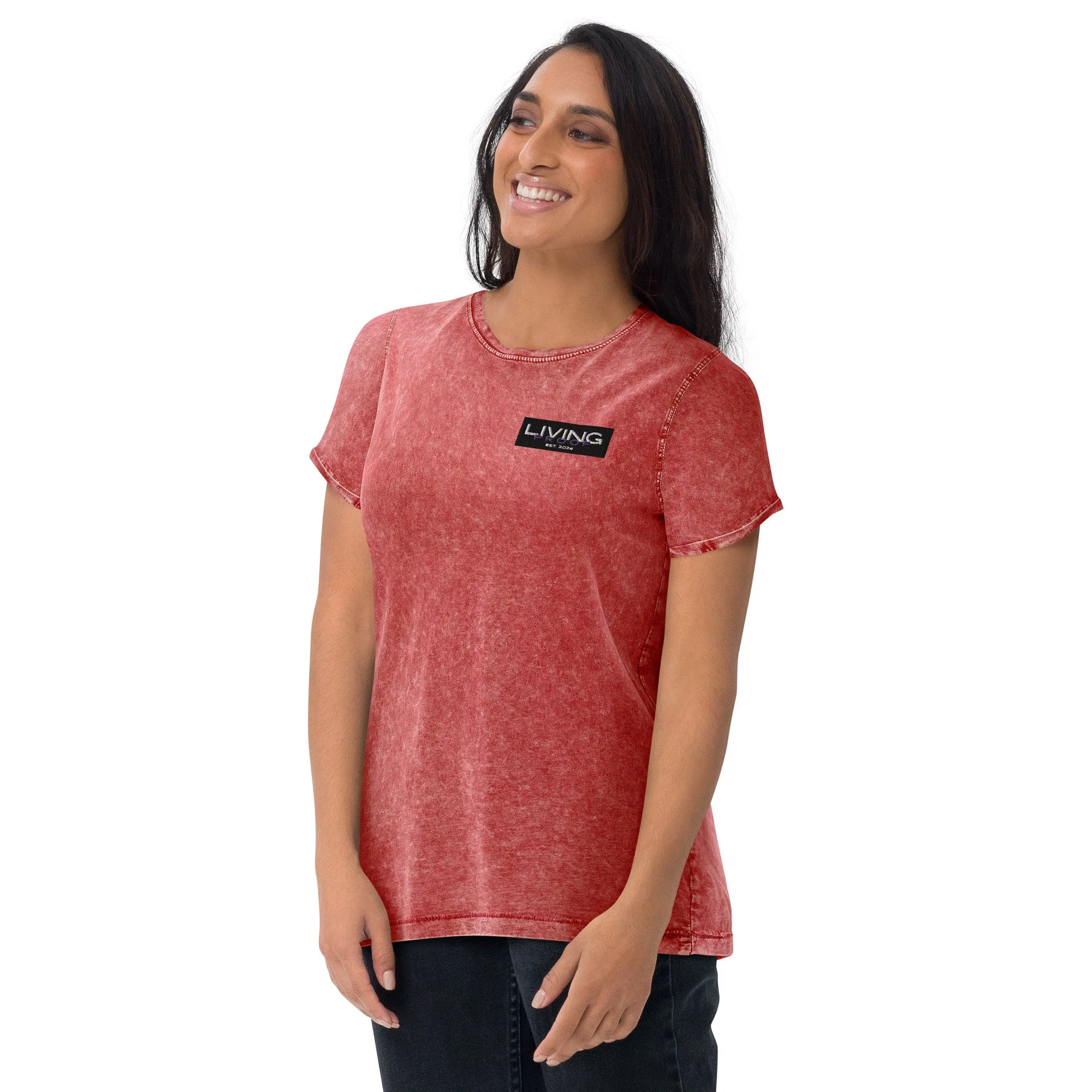 unisex-denim-t-shirt-garnet-red-left-front-66f478817b784.jpg