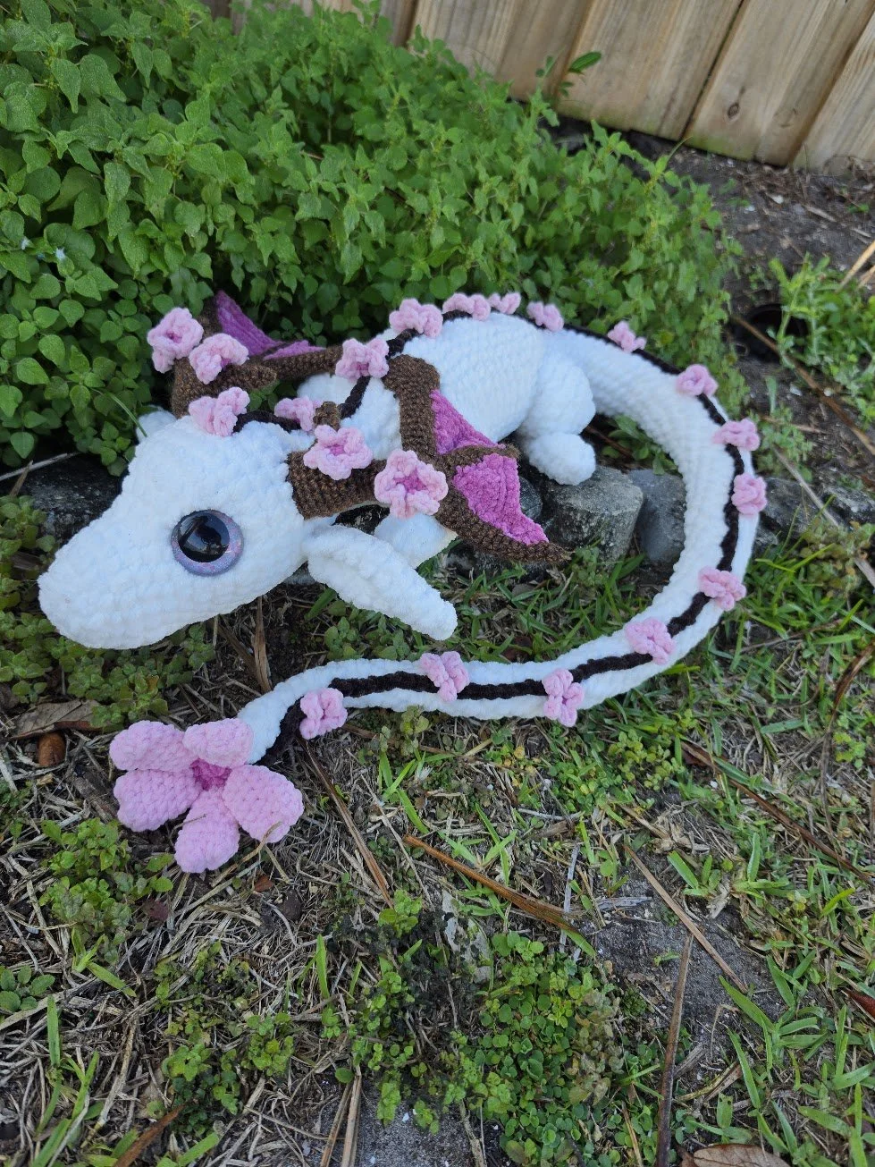 Sakura the Cherry Blossom Dragon Plush